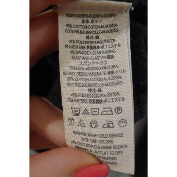 Free People We The Free Long Sleeve Henley - Gray M - Picture 8 of 8